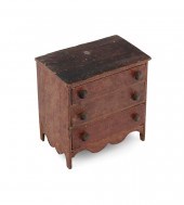 MINIATURE SPONGE-PAINTED THREE