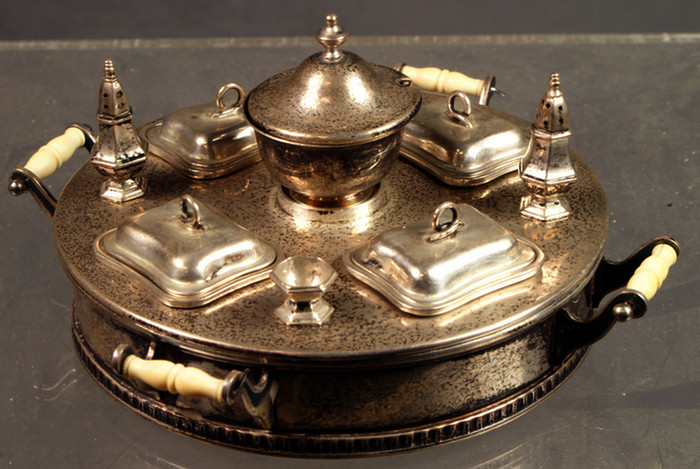 Miniature sterling silver buffet