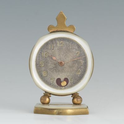 Miniature Swiss Travel Clock A