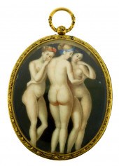 MINIATURE: "THREE GRACES", OVA