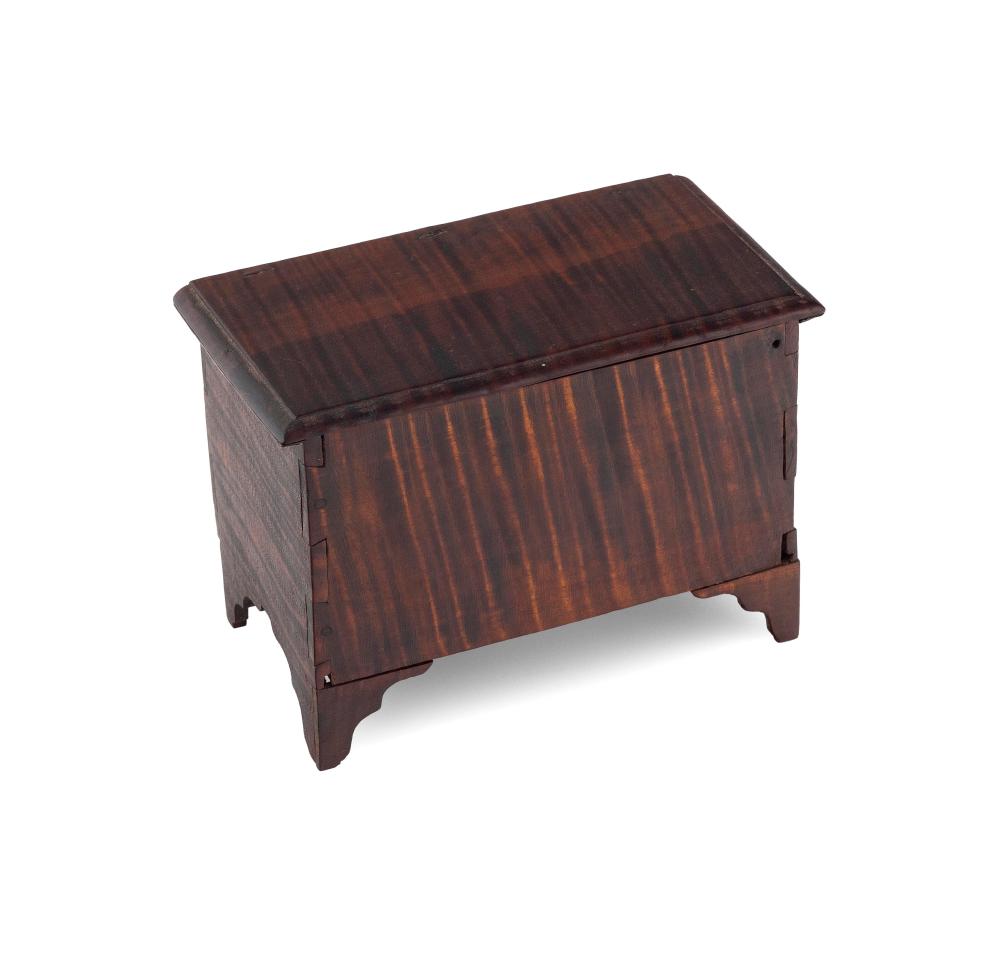 MINIATURE TIGER MAPLE BLANKET CHEST