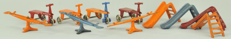MINIATURE TOY GROUPING Kilgore cast
