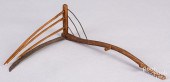MINIATURE TOY SCYTHE AND HAY F