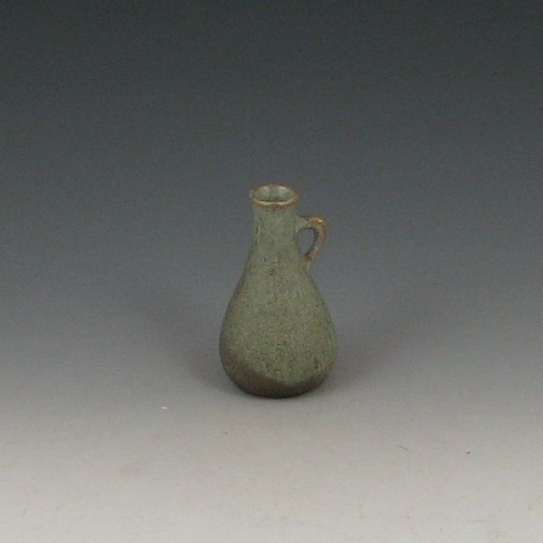Miniature Vase green and brown