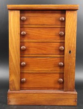 MINIATURE VICTORIAN MAHOGANY L