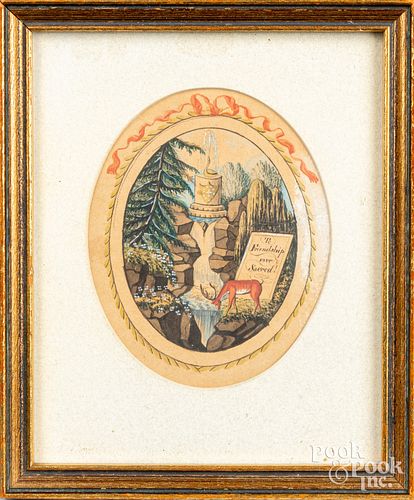 MINIATURE WATERCOLOR FRIENDSHIP