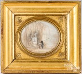 MINIATURE WATERCOLOR MOURNING