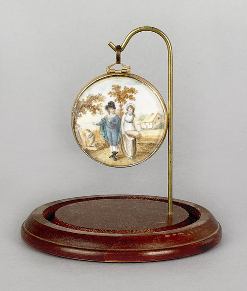 Miniature watercolor on ivory