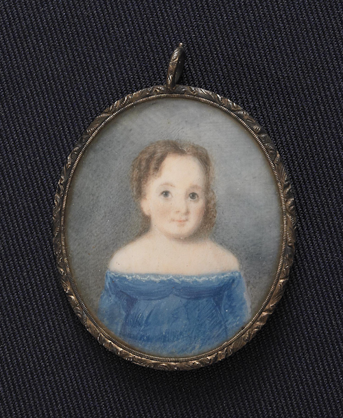 Miniature watercolor on ivory