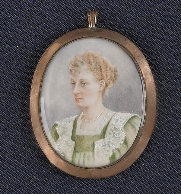 Miniature watercolor on ivory