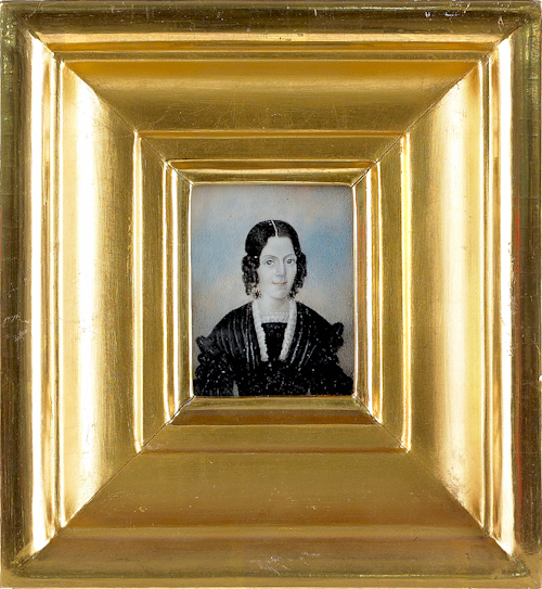 Miniature watercolor on ivory