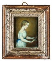 MINIATURE WATERCOLOR PORTRAIT