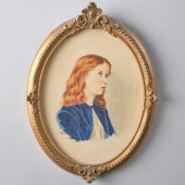 MINIATURE WATERCOLOUR PORTRAIT