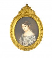 MINIATURE: WOMAN OVAL SUPPORT,