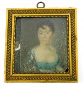 MINIATURE: WOMAN, RECTANGULAR