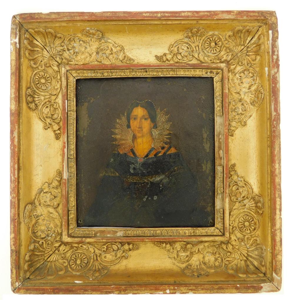 MINIATURE: WOMAN, RECTANGULAR
