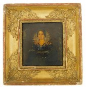 MINIATURE: WOMAN, RECTANGULAR