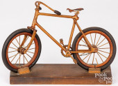 MINIATURE WOODEN BICYCLE<br>Mi