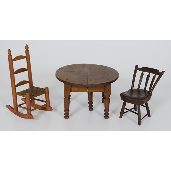 Miniature Wooden Doll Furniture