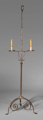 Miniature wrought iron candle