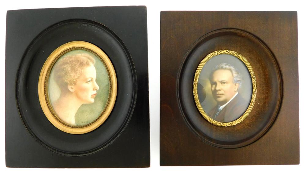 MINIATURE: YOUNG WOMAN AND OLDER