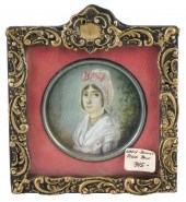 MINIATURE: YOUNG WOMAN IN FEDE