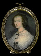 MINIATURE: YOUNG WOMAN, OVAL S