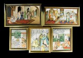 MINIATURES: FIVE FRAMED MINIAT