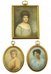 MINIATURES: THREE WOMEN ON PAP