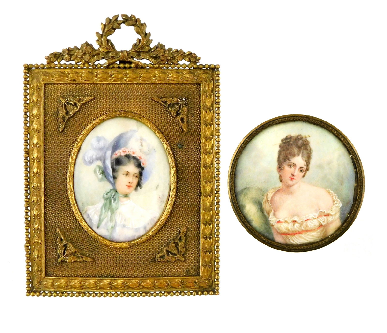 MINIATURES: TWO PORTRAITS OF