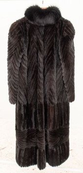 MINK &AMP; FOX FUR TRIM HERRIN