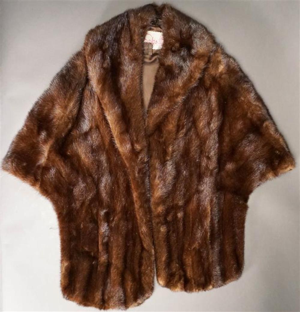 MINK CAPE, RETAILED BY SAKSMink