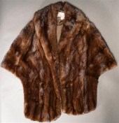 MINK CAPE, RETAILED BY SAKSMin