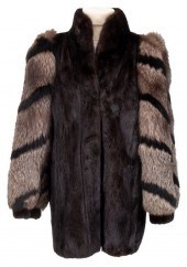 MINK & FOX FUR JACKET Mink and
