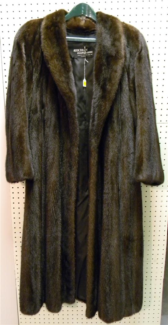 Mink full length coat 