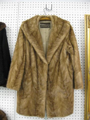 Mink Jacket light brown label of