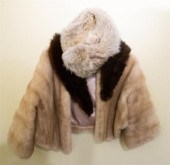 MINK JACKET, MINK HAT AND COLL