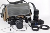 MINOLTA X-700 CAMERA WITH ACCE