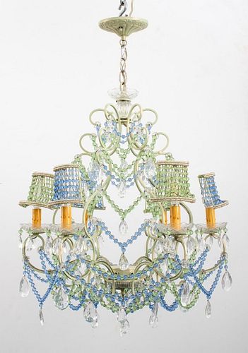 MINT GREEN &AMP; BLUE CRYSTAL