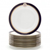 MINTON, A SET OF TWELVE HERALD