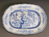 MINTON BLUE TRANSFER DECORATED
