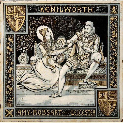 MINTON CERAMIC WAVERLEY TILE,