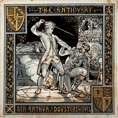 MINTON CERAMIC WAVERLEY TILE, THE