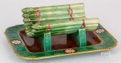 MINTON MAJOLICA ASPARAGUS CRAD