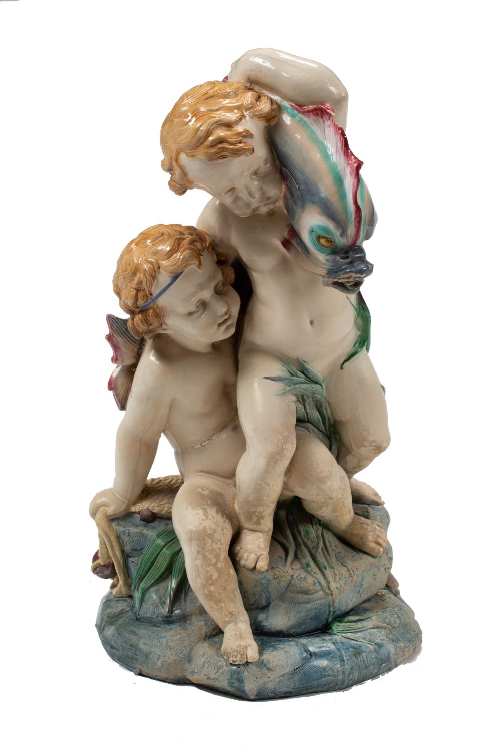 MINTON MAJOLICA FIGURAL