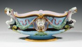 MINTON MAJOLICA FIGURAL JARDIN
