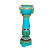 MINTON MAJOLICA JARDINIERE AND