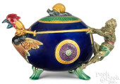 MINTON MAJOLICA ROOSTER AND MO