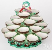 MINTON MAJOLICA TIERED REVOLVI