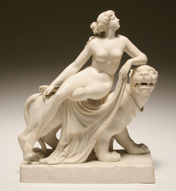 Minton parian figural group of